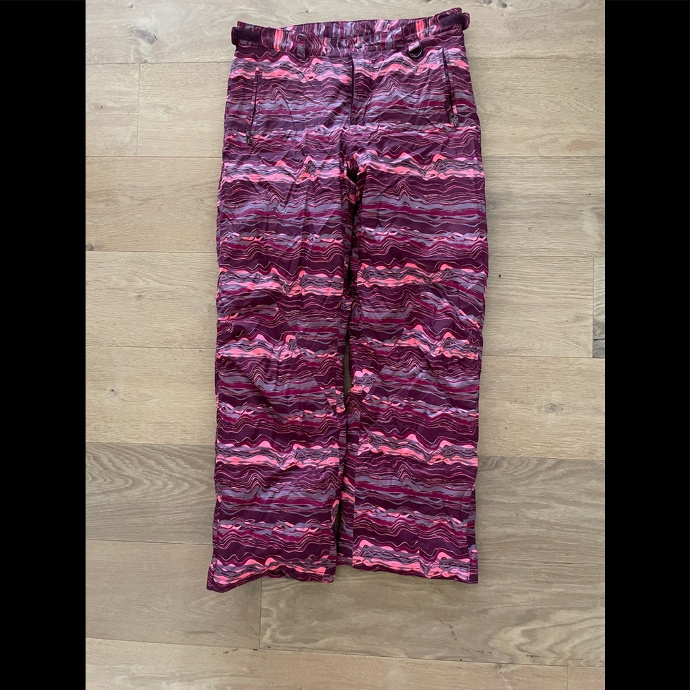 LL Bean Snow Pants Kids Purple Pink
